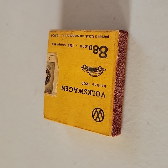 Vintage Volkswagen Advertising Match Box - Empty - Picture 4 of 6